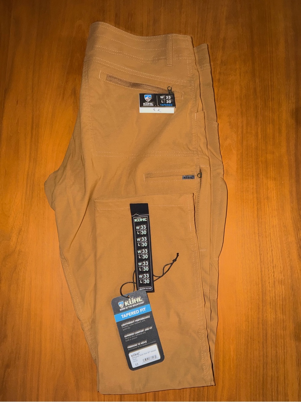 Kuhl Renegade Rock Pants 33x30 Color: Teak - Worn Once